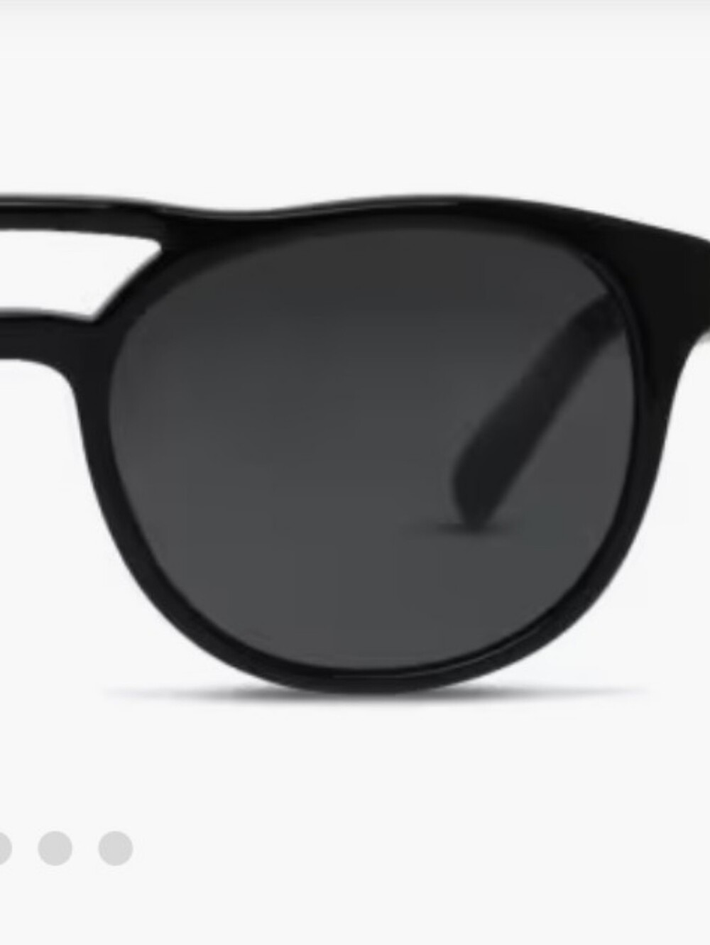 Men's Prada Black Aviator Sunglasses with Double-Bridge 13T - Picture 10 of 10